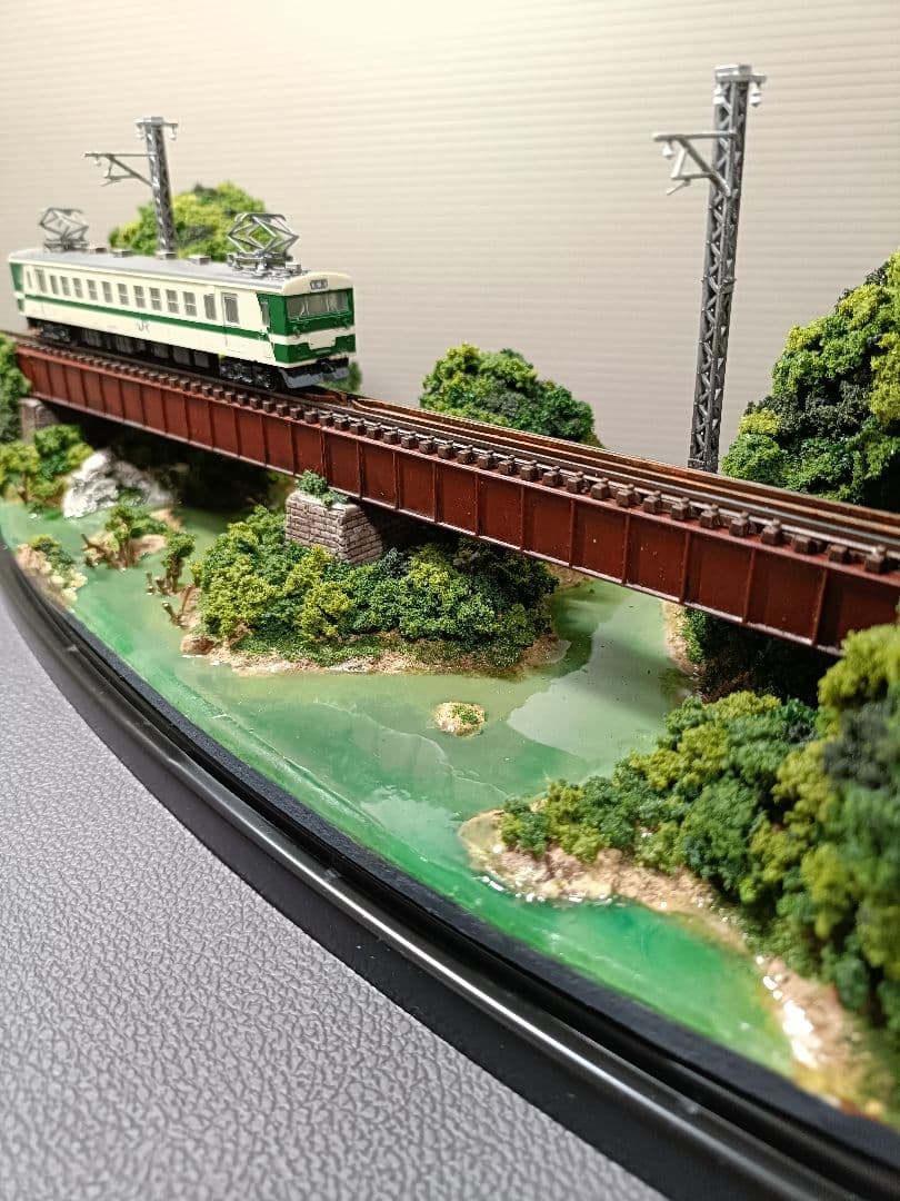 No.48鉄道Nゲージジオラマ車両付き
