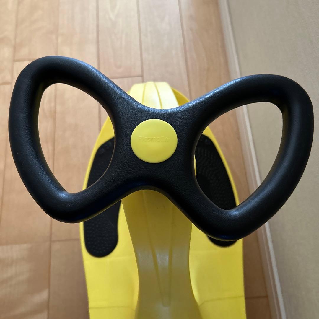 【プラズマカー・ラングスジャパン】黄色 ゴムタイヤ 静音 乗り心地抜群