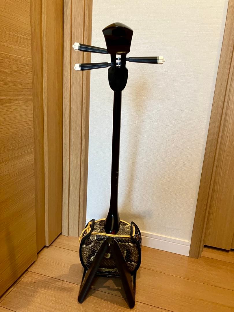 ゴーヤー　三線 八重山黒木 盛嶋開鐘タイプ