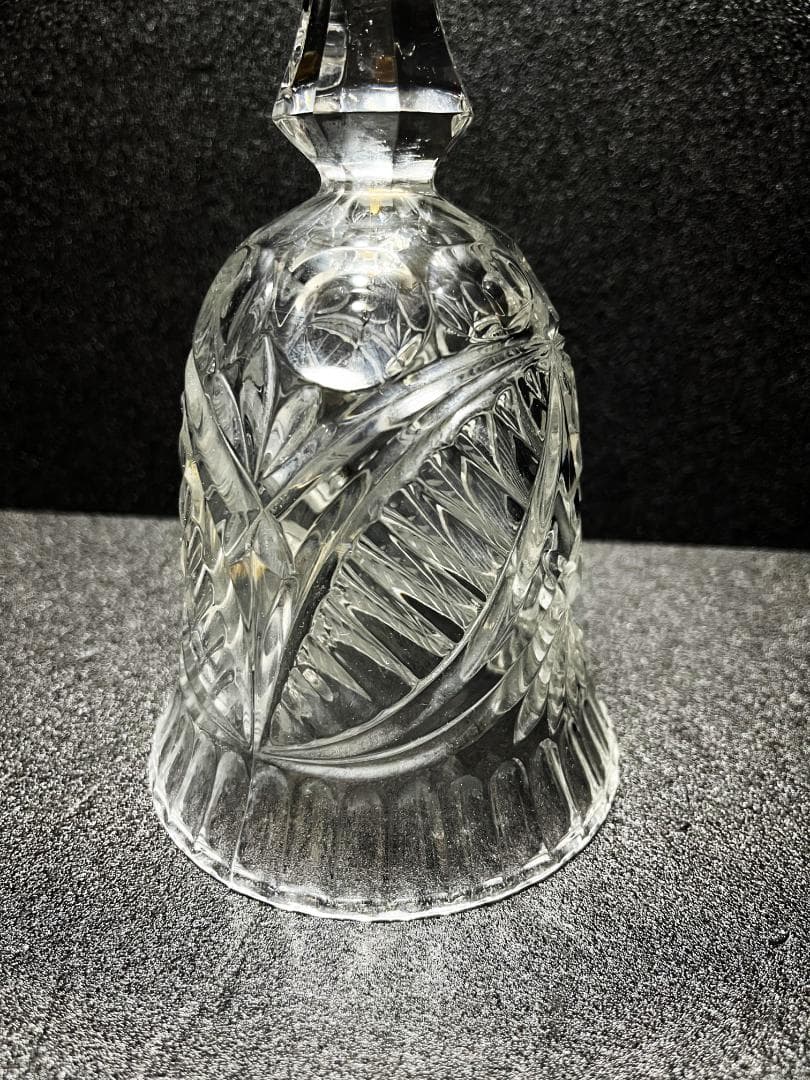 ヴィンテージ　西ドイツ　クリスタル ベル　ハンドベル　インテリア　オブジェ