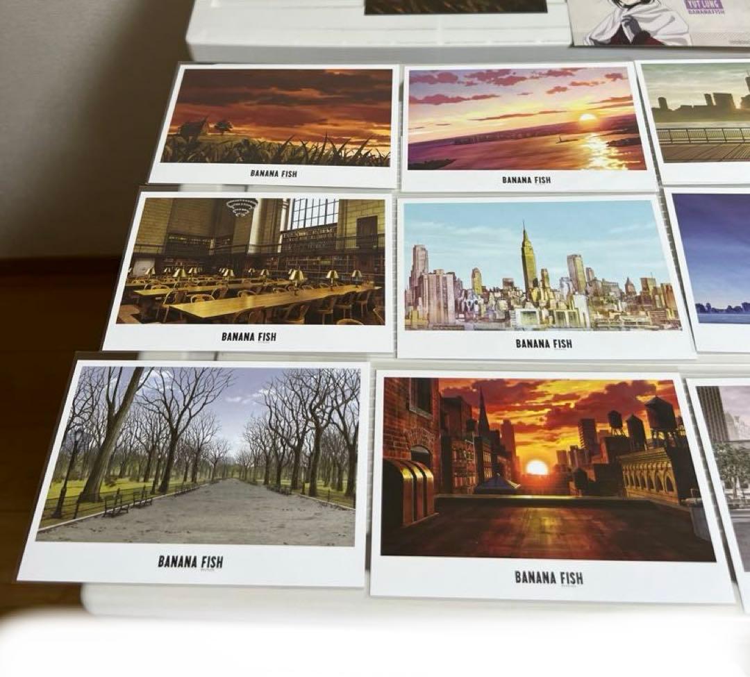 バナナフィッシュ 、原画展 エンディング、美術、コラボカフェのポストカードセット