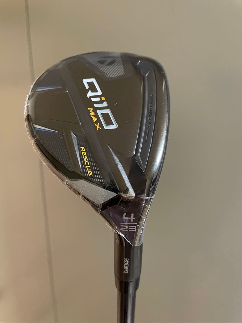 新品 テーラーメイド Qi10 MAX ユーティリティ 4Rカーボン レスキュー