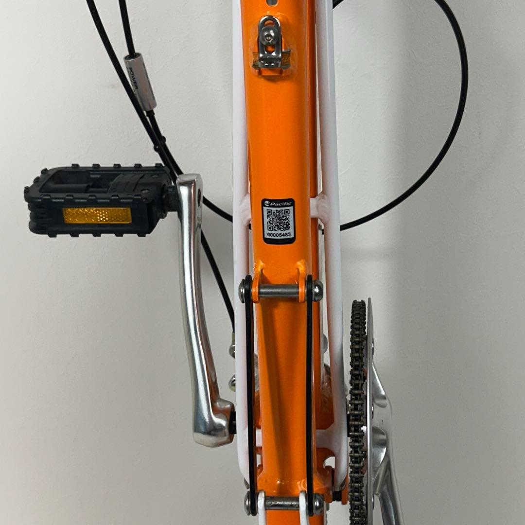 【極美品】CARRY ME　人気のオレンジ　8インチ　折り畳み自転車