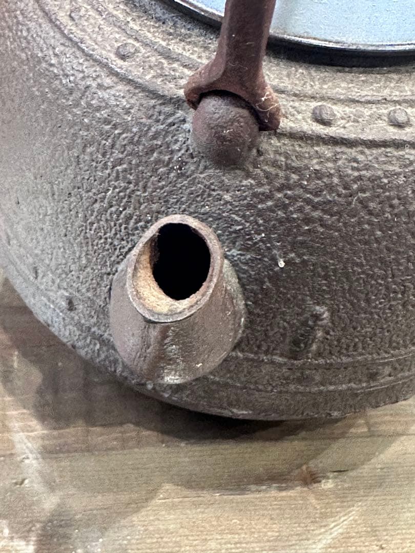 煎茶道具　正寿堂造 萬代屋　鉄瓶　鐵瓶　鉄釜　木箱あり