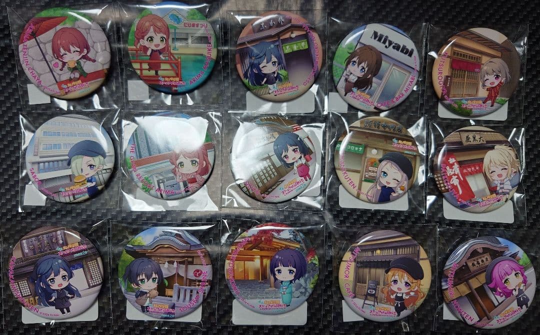 ラブライブ虹ヶ咲×有馬温泉 缶バッジ全種セット