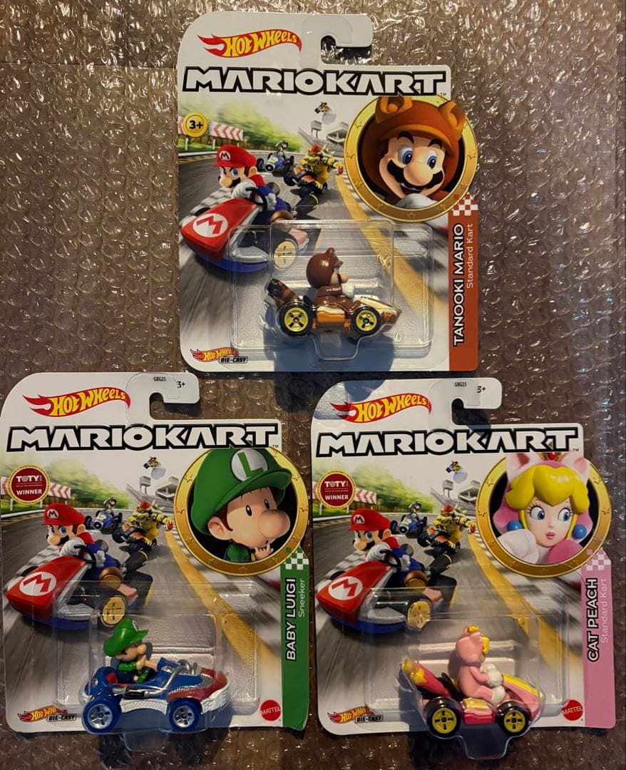 Hot Wheels マリオカート ミニカー 23個セット　タヌキマリオ他