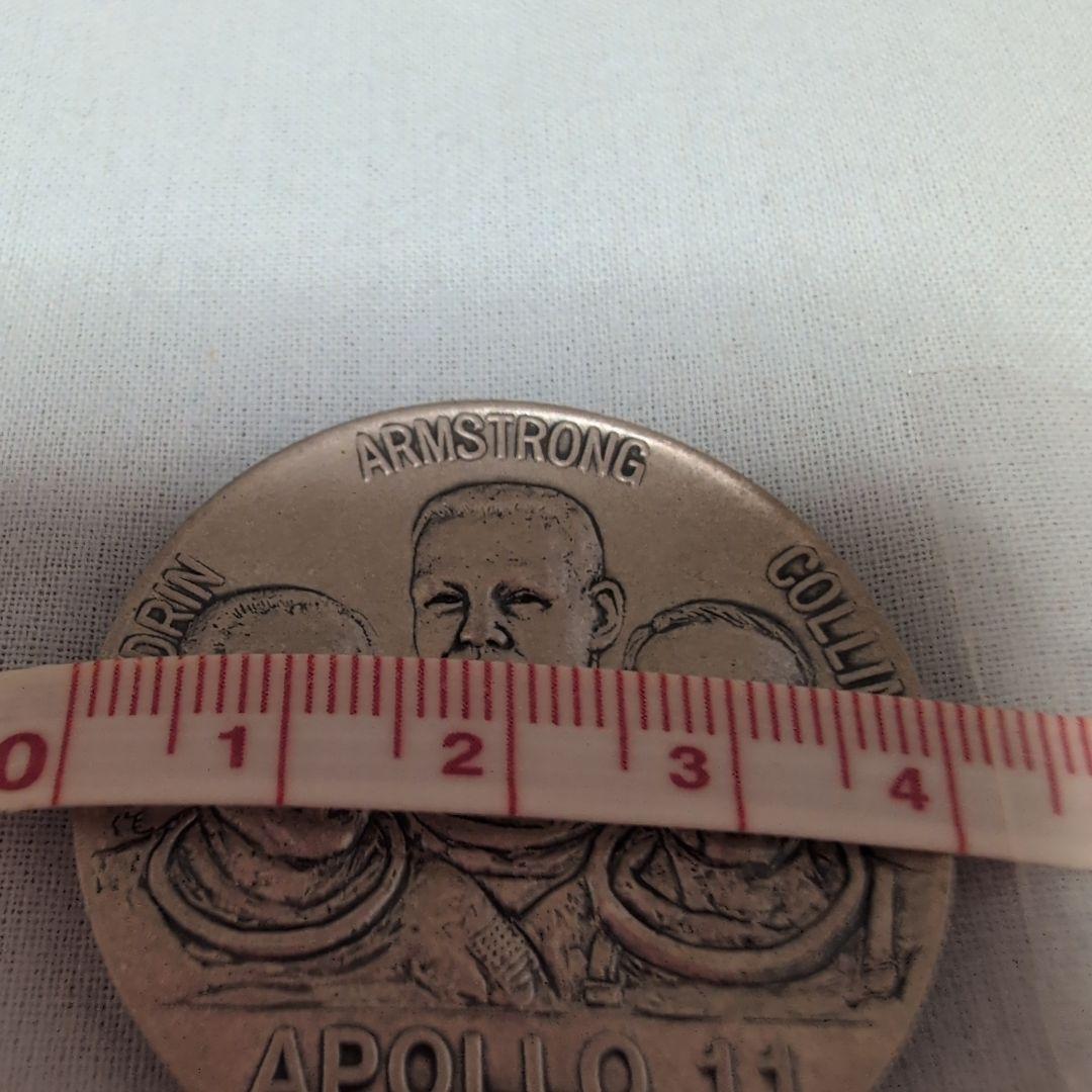 ピュアシルバー アポロ11号メダル 純銀 1969年製