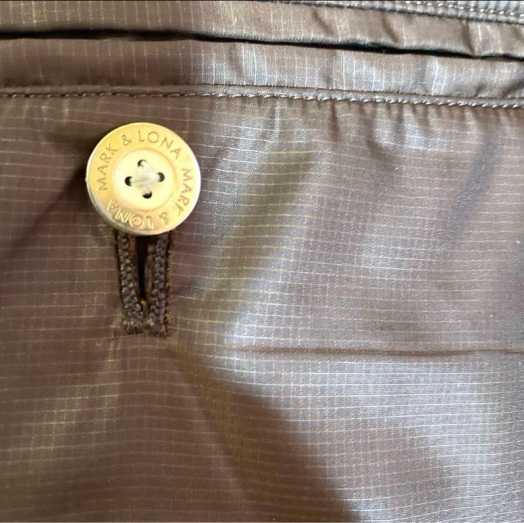 MARK＆LONA マークアンドロナ ナイロン　裏起毛　ブラウン Mサイズ