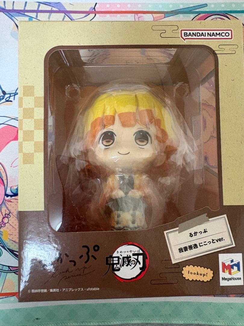 【新品未開封】 鬼滅の刃　我妻善逸　るかっぷ　にこっとver.