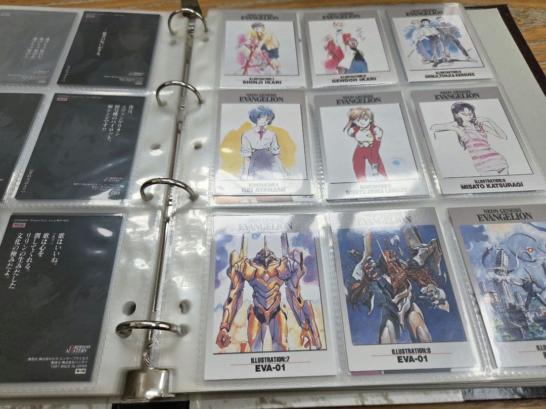 エヴァンゲリオンカードダスマスターズ2集セミコンプリート約１６８枚アルバム付き