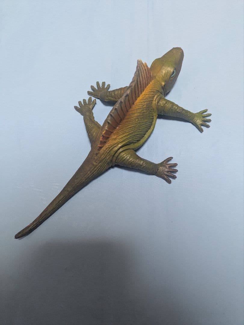 ディメトロドン 恐竜 昔のソフビ フィギュア Made in Hong Kong