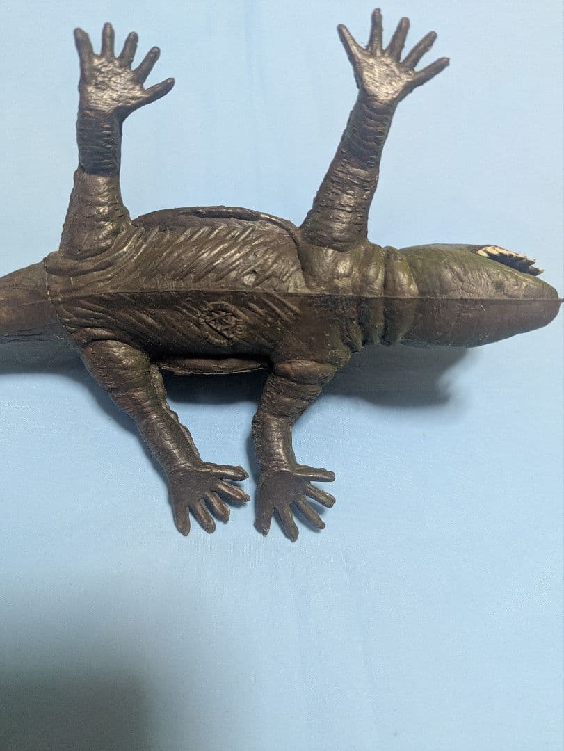 ディメトロドン 恐竜 昔のソフビ フィギュア Made in Hong Kong