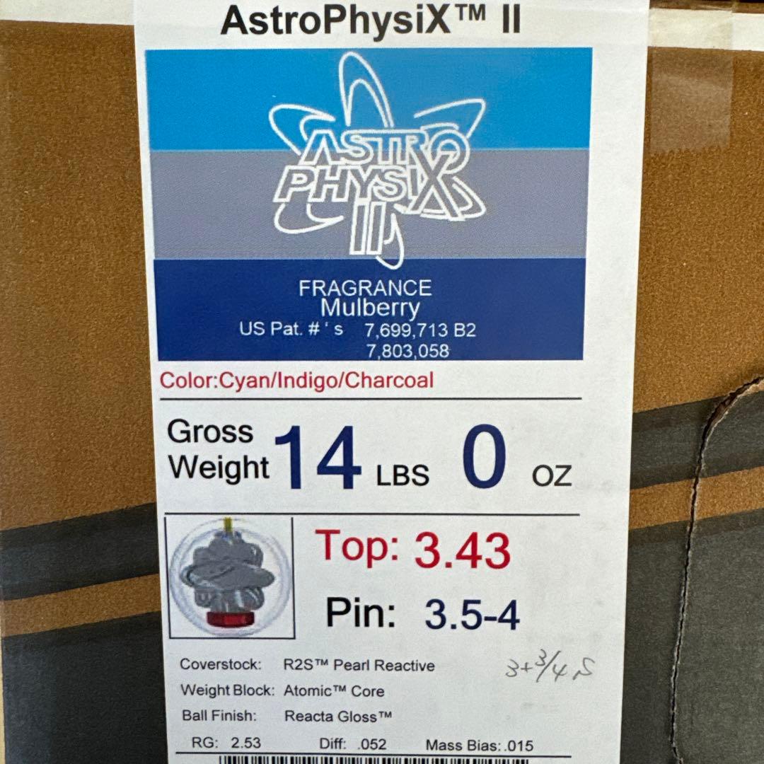 ASTROPHYSIX II 14ポンド 中古 箱有 アストロフィジックス2