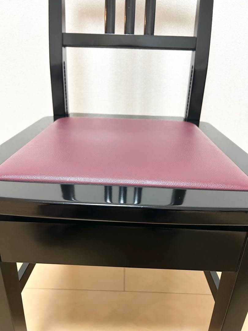 YAMAHA トムソン椅子　黒　艶あり　アップライトピアノ　グランドピアノ