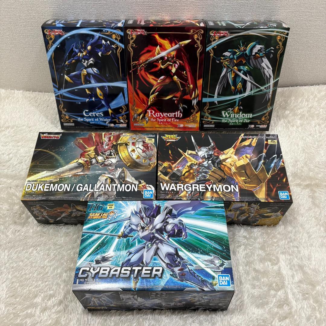 モデロイド サイバスター ウォーグレイモン デュークモン プラモデル まとめ売り