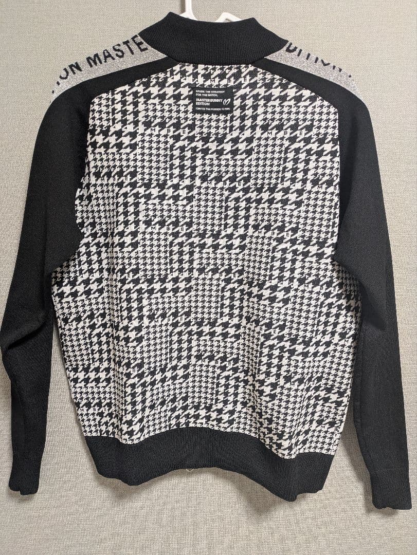 【美品】MASTER BUNNY EDITION 千鳥柄　ニット　ジャケット