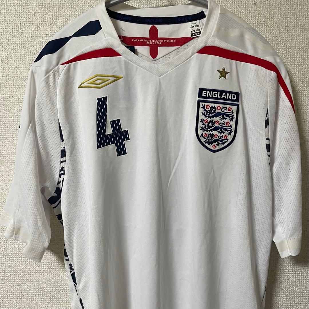 【新品タグ付き】 アンブロ　イングランド代表　ジェラード　ユニフォーム　背番号4