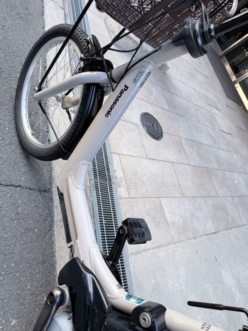 大阪府　子供乗せ　パナソニック　電動アシスト自転車　チャイルドシート付き