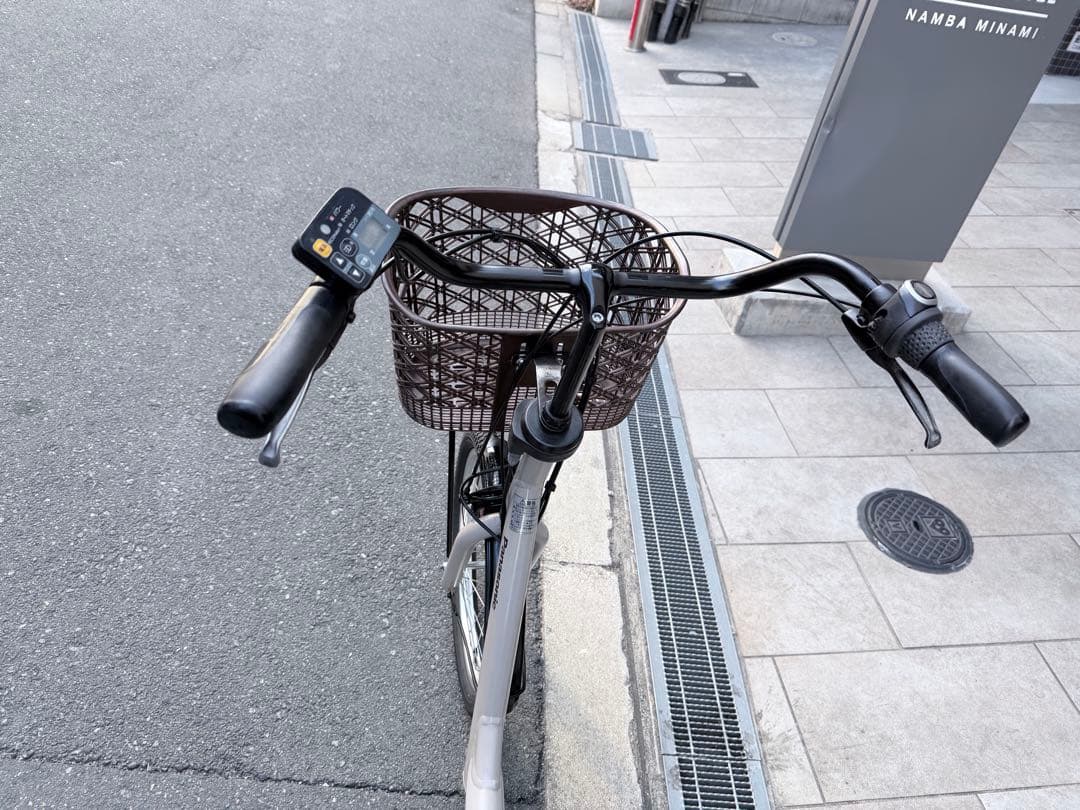 大阪府　子供乗せ　パナソニック　電動アシスト自転車　チャイルドシート付き