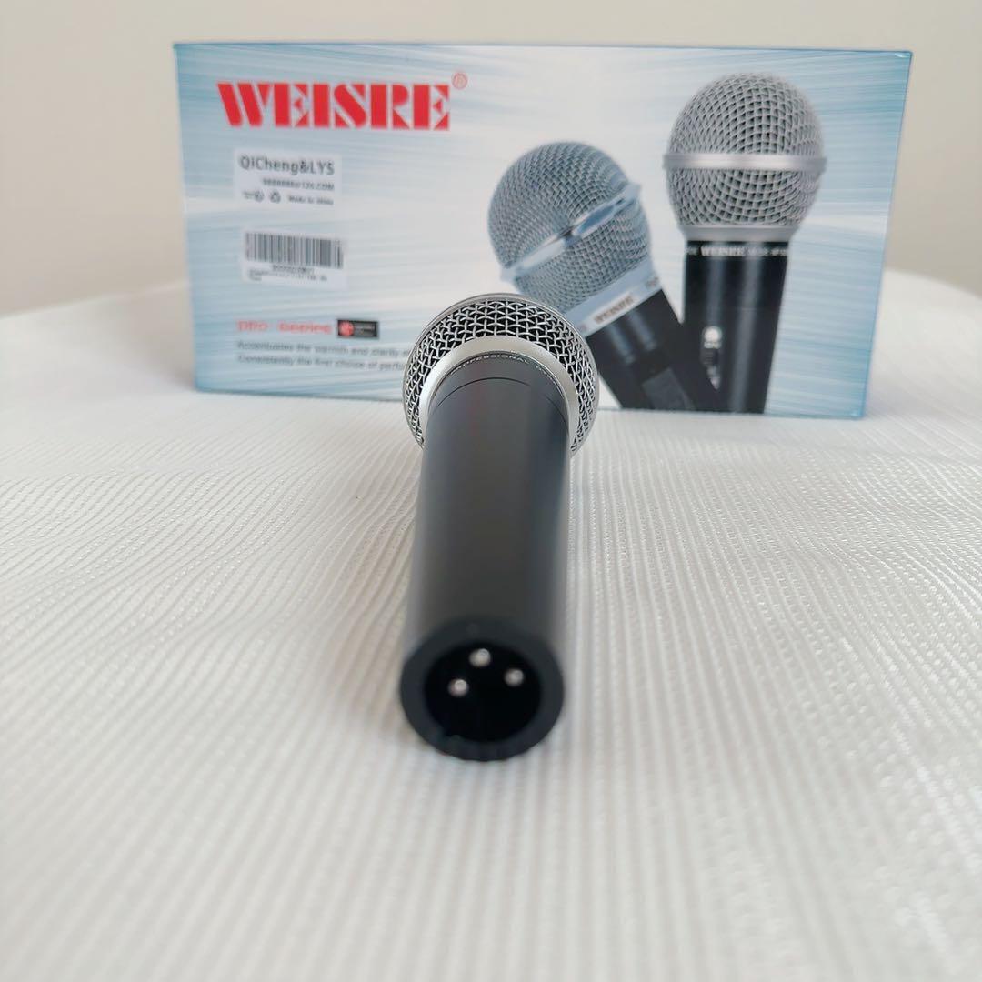 ✨美品✨WEISIRE ダイナミックマイク 本体とケーブル付き