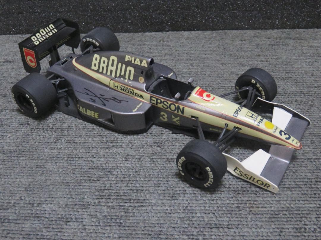 新春特別セール✨超貴重品✨プラモデル中島悟実筆サイン入りF-1ティレルHONDA