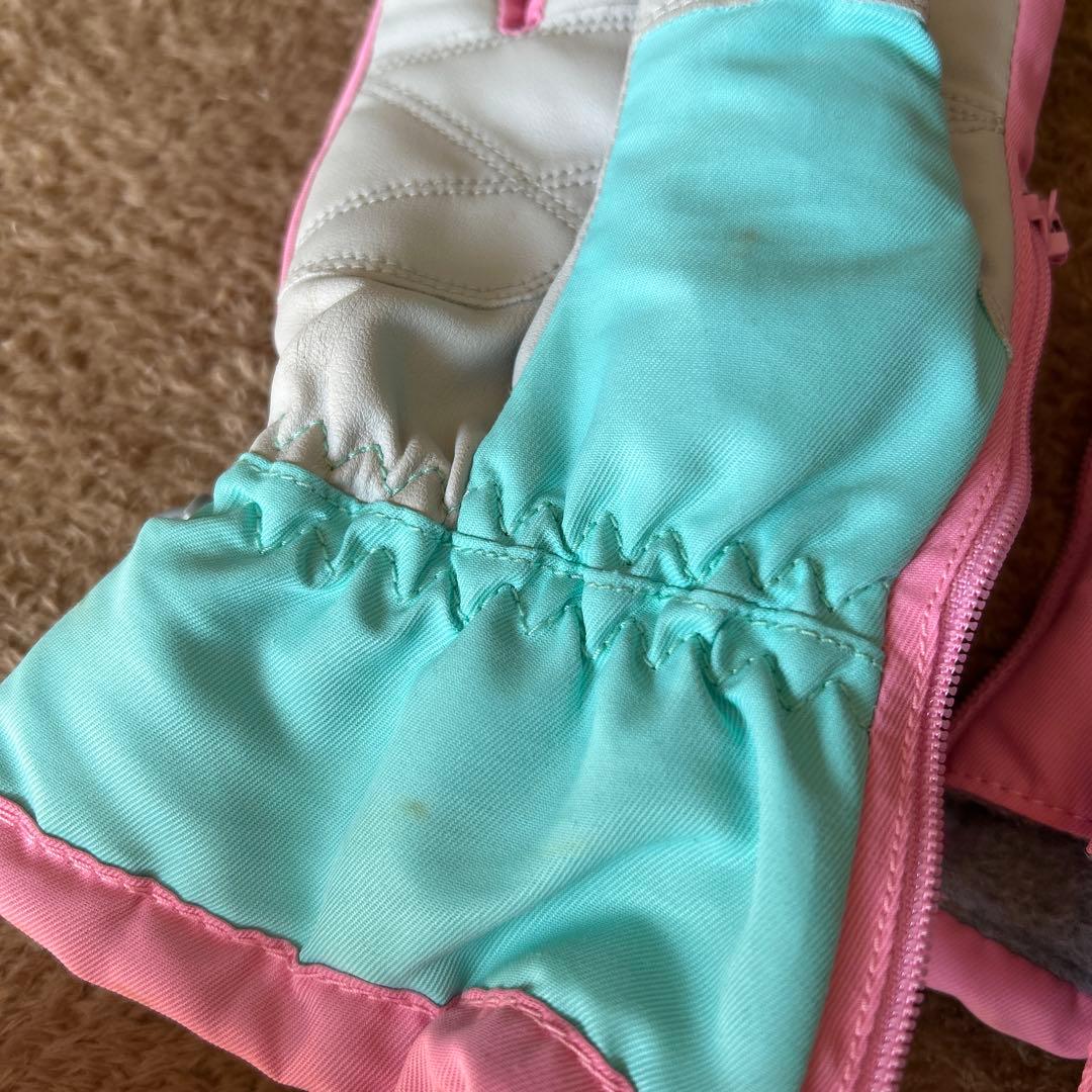 SNAPPY スキーグローブ ピンク・水色