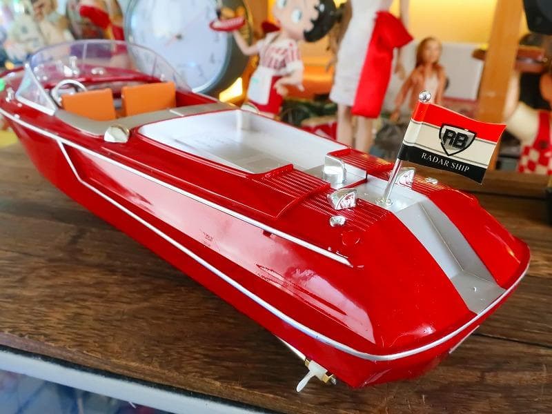 スピードボートラジコン クラシックボート 60ｃｍ プロポ＆〇池 充電器付