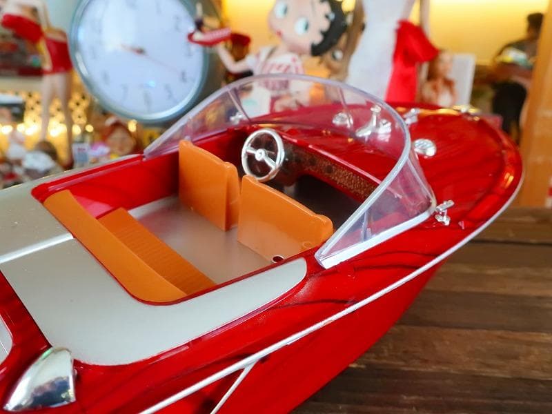 スピードボートラジコン クラシックボート 60ｃｍ プロポ＆〇池 充電器付