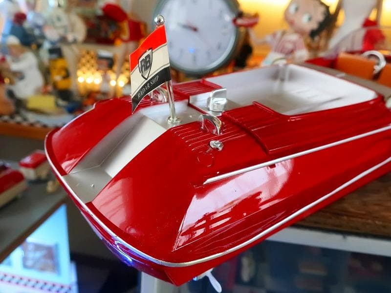 スピードボートラジコン クラシックボート 60ｃｍ プロポ＆〇池 充電器付