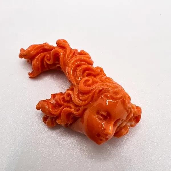 天然珊瑚　彫刻　A2タイプ