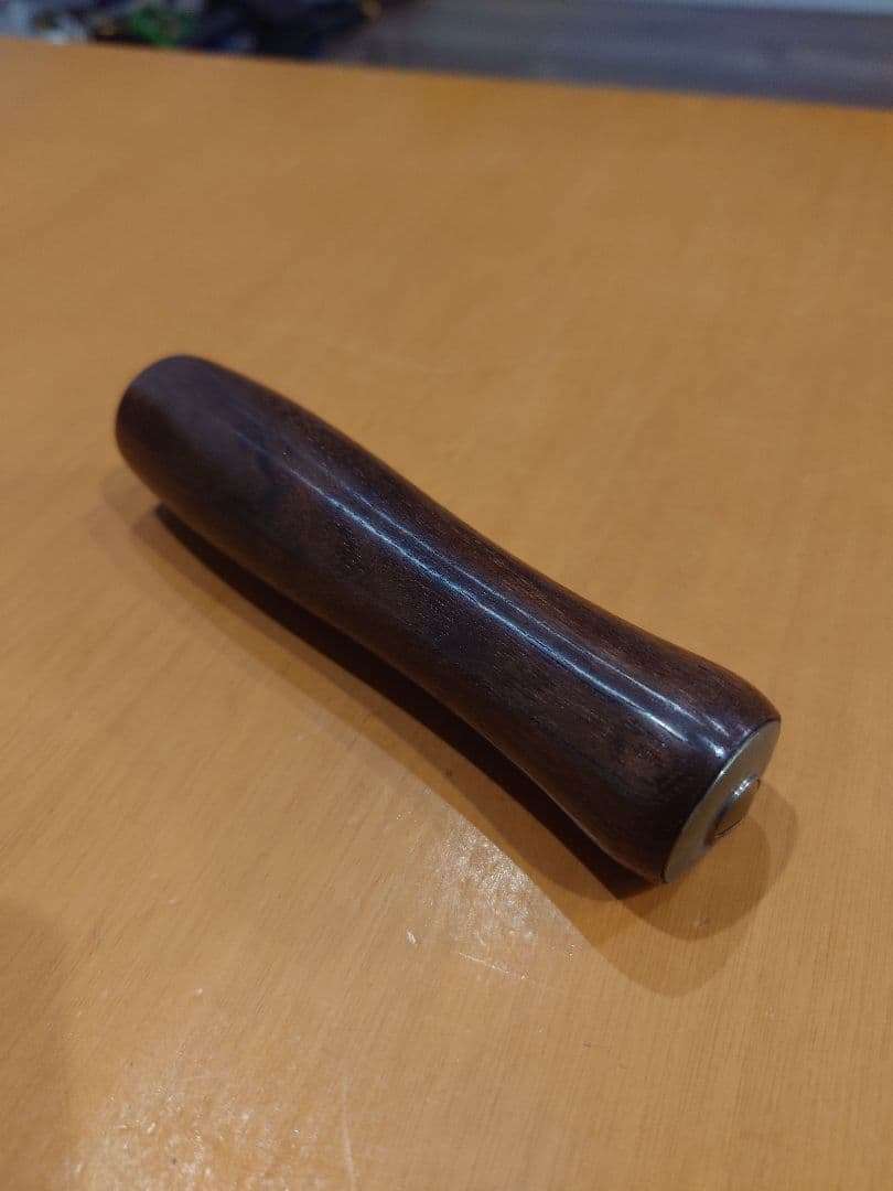 【新品】ブライトリバー　銘木シングルウッドグリップ　ウォルナット