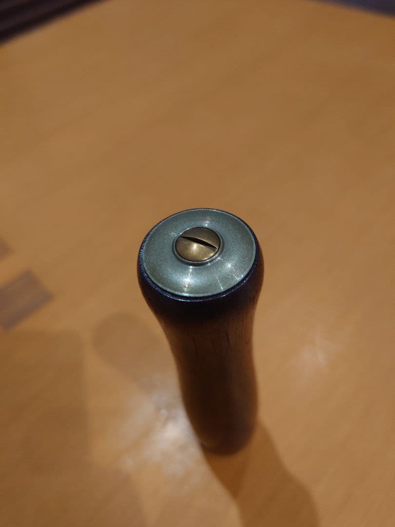 【新品】ブライトリバー　銘木シングルウッドグリップ　ウォルナット