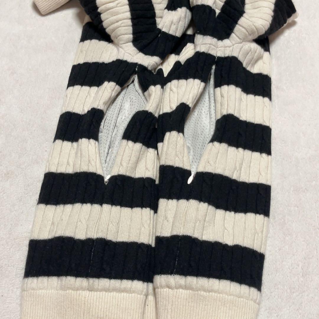 パーリーゲイツ　近年　カシミヤ　蓄熱裏地　防風　スニード　ニット　ボーダー　ロゴ