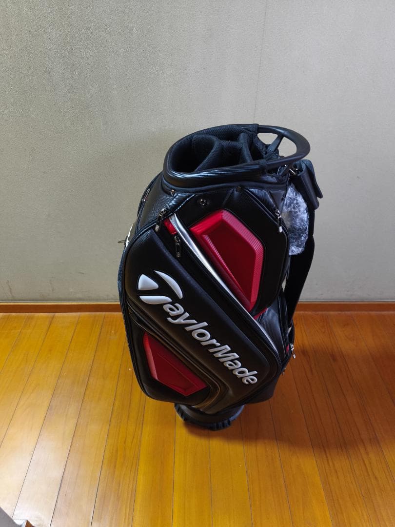 新品 未使用 人気 テーラーメイド オースティック キャディーバック 黒赤