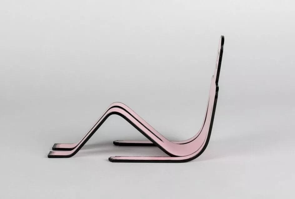 Jean Jullien ブックエンド ピンク Billy stand book