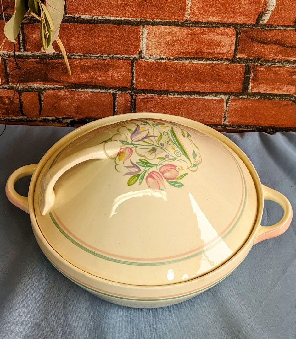 イギリス アンティーク スージークーパー ドレスデンスプレー チュリーン