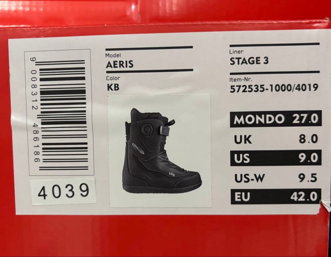 DEELUXE AERIS スノーボードブーツ 27.0 KB