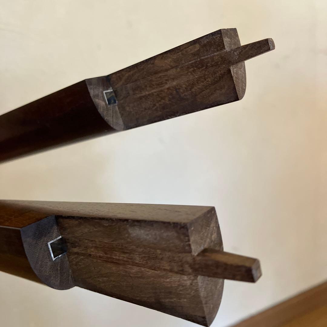 長唄・小唄三味線 銀細 綾杉洞 桑棹 かんべり修理済み 革両面張替済み