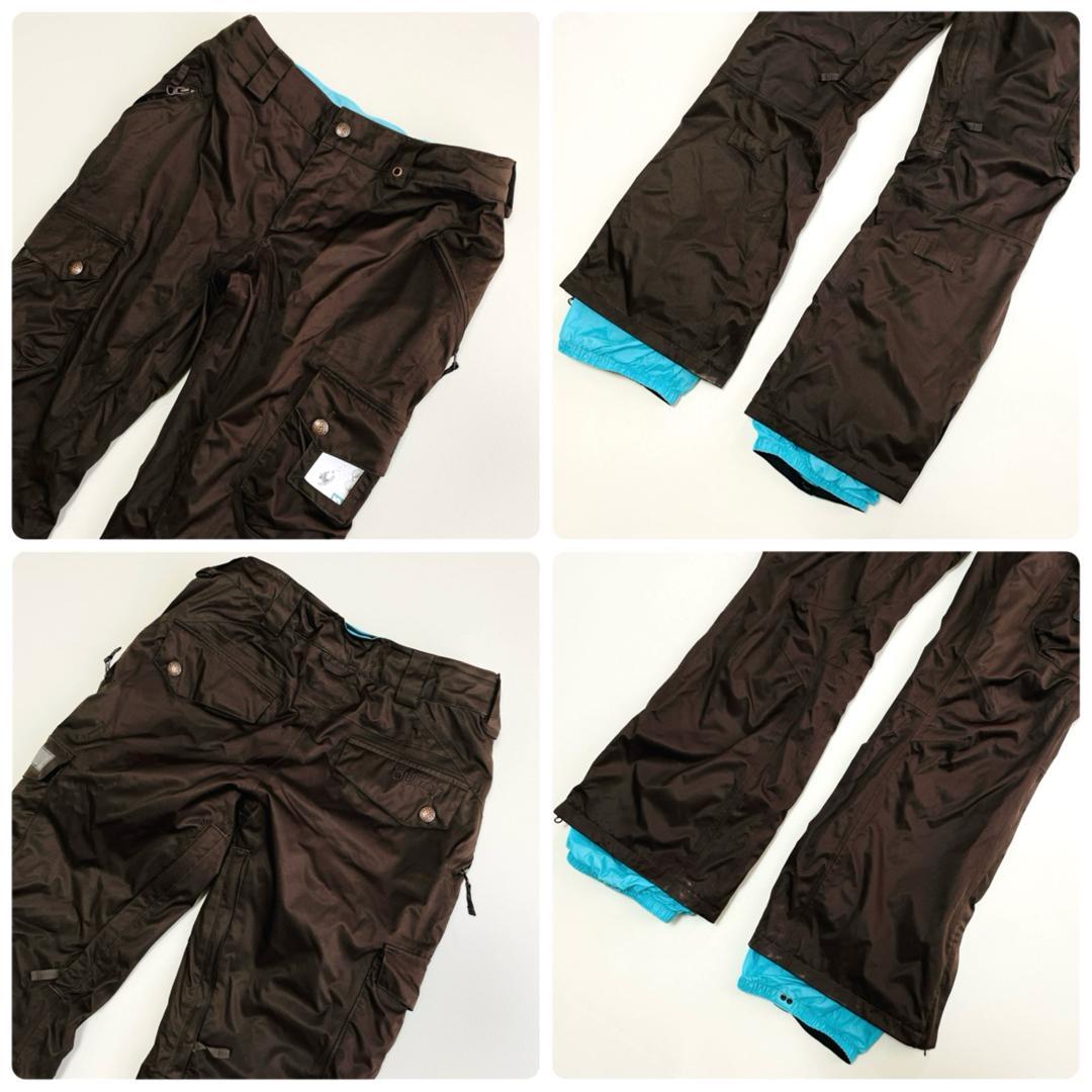 6729 バートン　上下セット　スノボ　ジャケット　チェック　パンツ　レディース