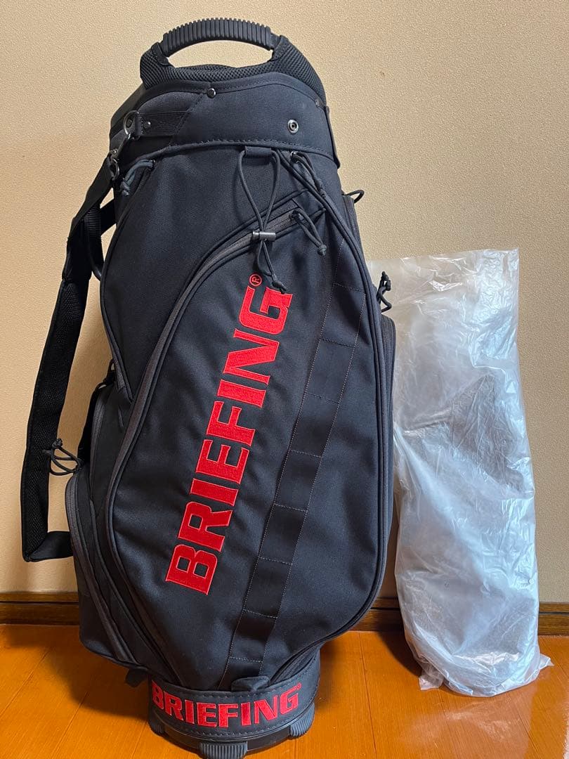 BRIEFING キャディバッグ 黒 CR5（口枠14分割＋1）