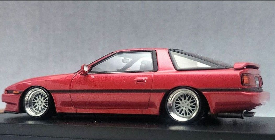 よーよ1/43　ケンメリ2Dr　ワタナベ　スープラ2台セット　深リム