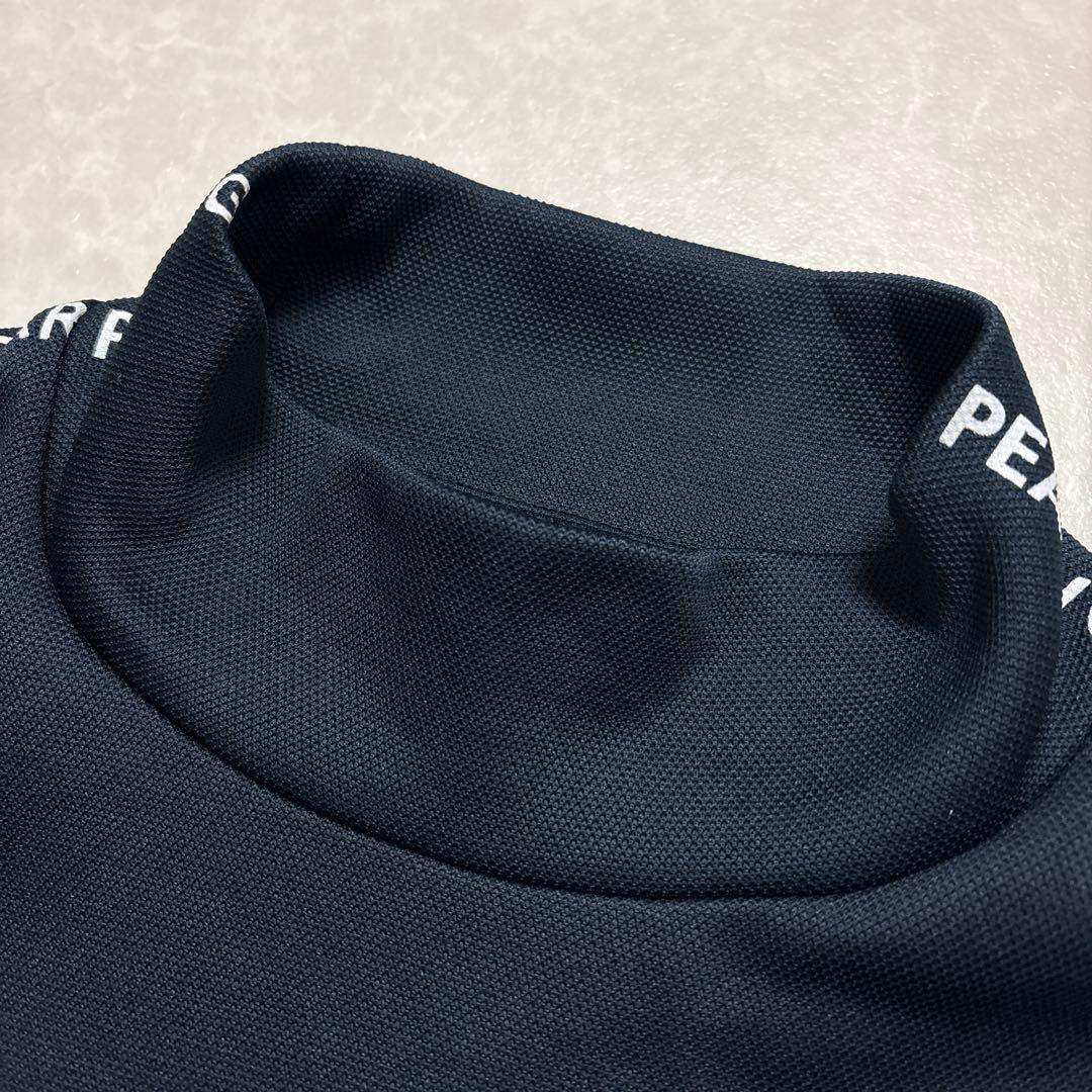 パーリーゲイツ★中厚手ストレッチ★ロゴ多め★モックネック【メンズ サイズ5（L】