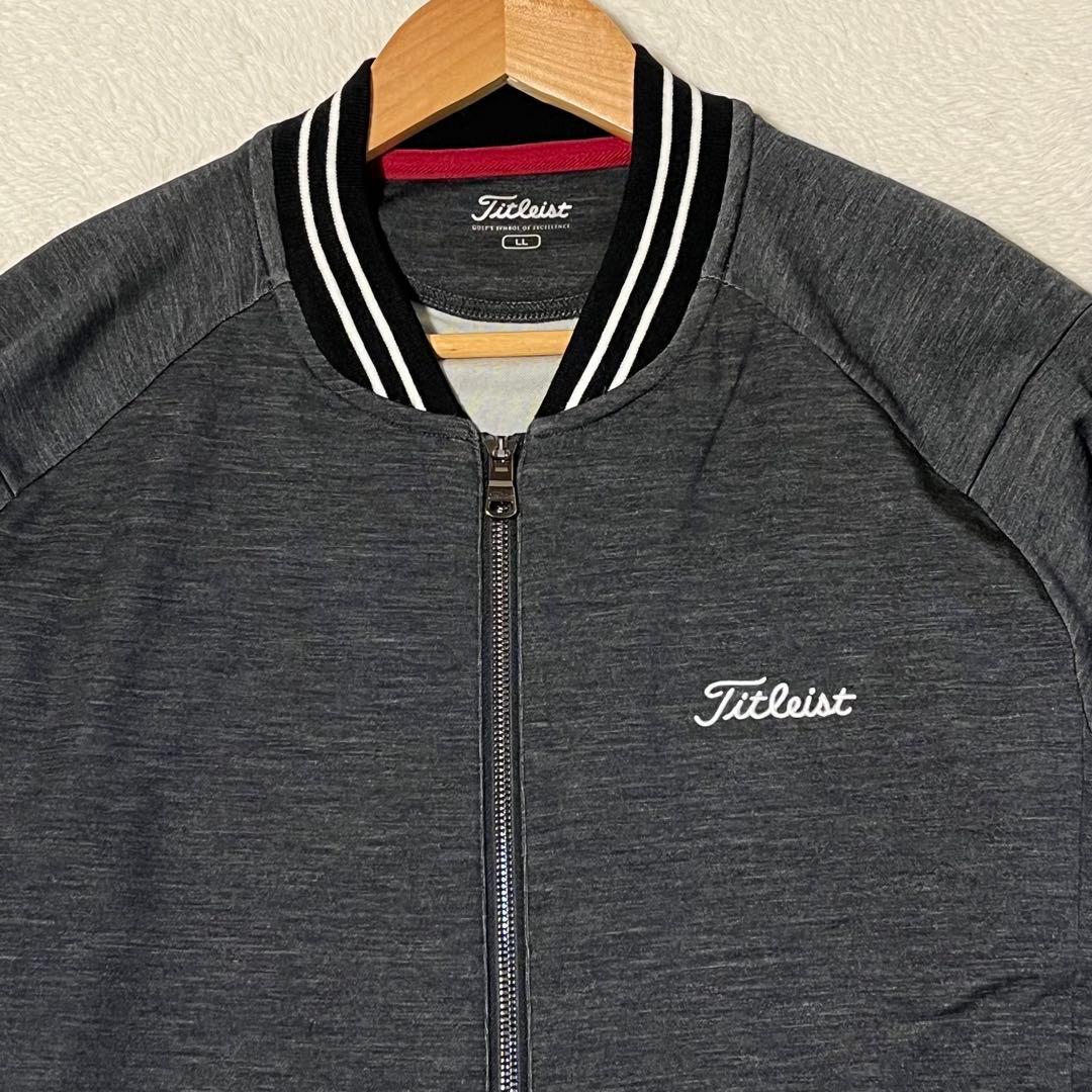 美品 Titleist ストレッチ ジップアップ スウェット ゴルフジャケット