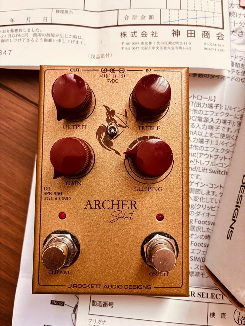 J. Rockett ARCHER Select 中古美品　完動品