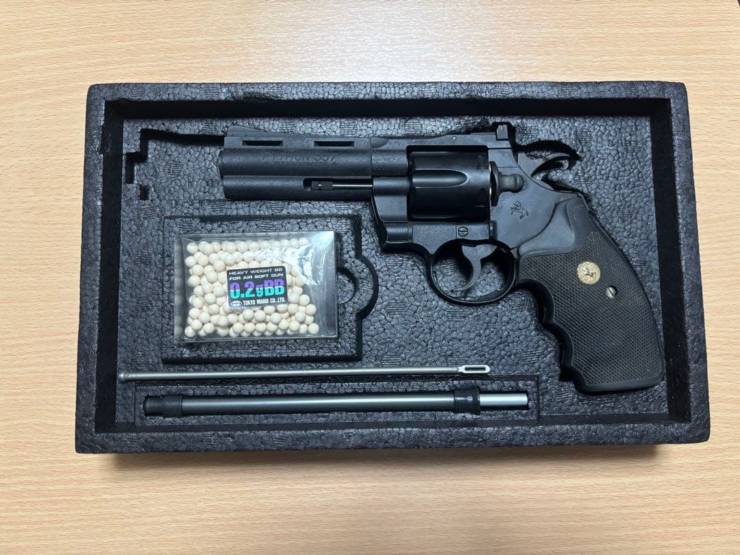 東京マルイ コルト パイソン ガスリボルバー .357マグナム 4インチ