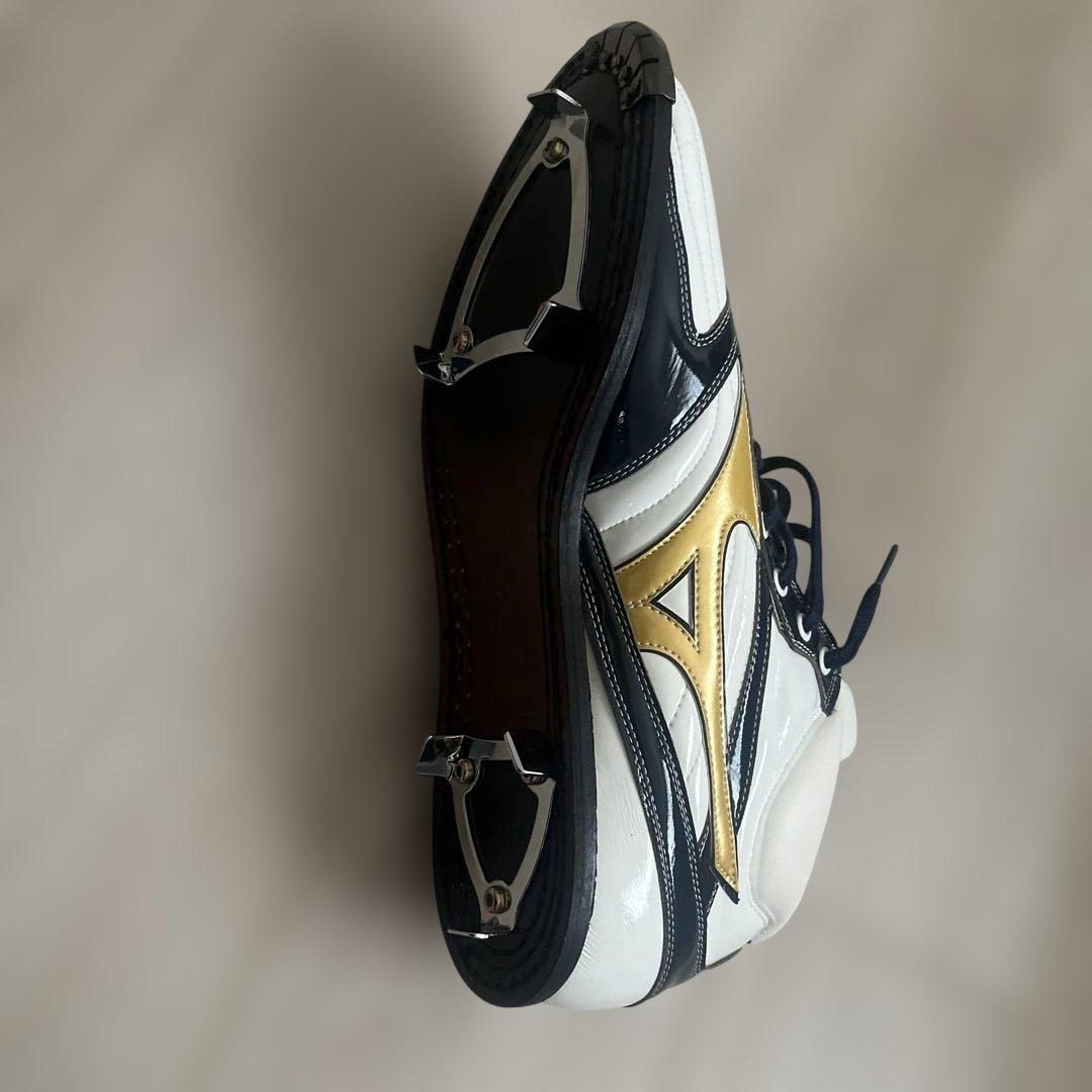 ミズノプロ　皮底スパイク　27.5cm 左P皮