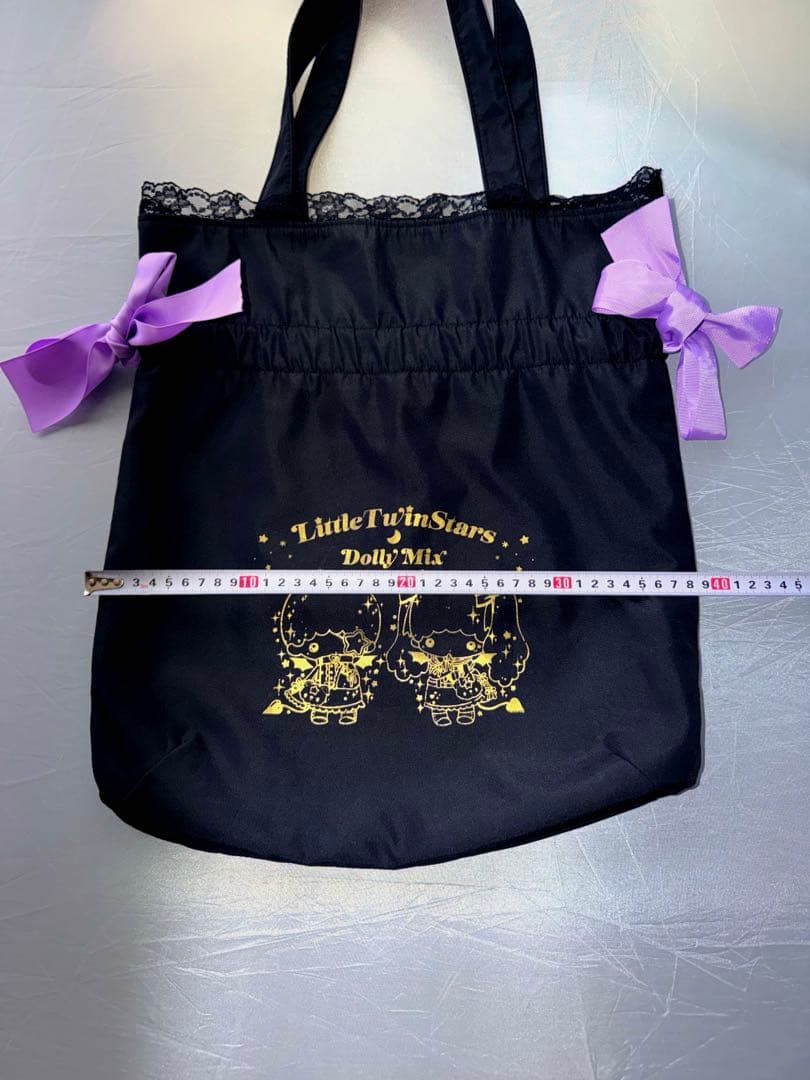 リトルツインスターズ　キキララ Dolly Mixダブルリボントートバッグ