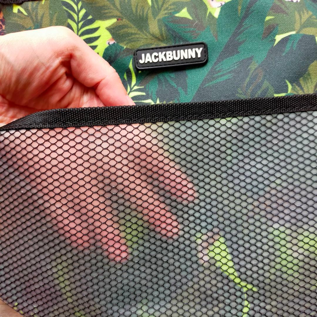 良品 JACK BUNNY ジャックバニー バッグ ゴルフバッグ 総柄 スポーツ