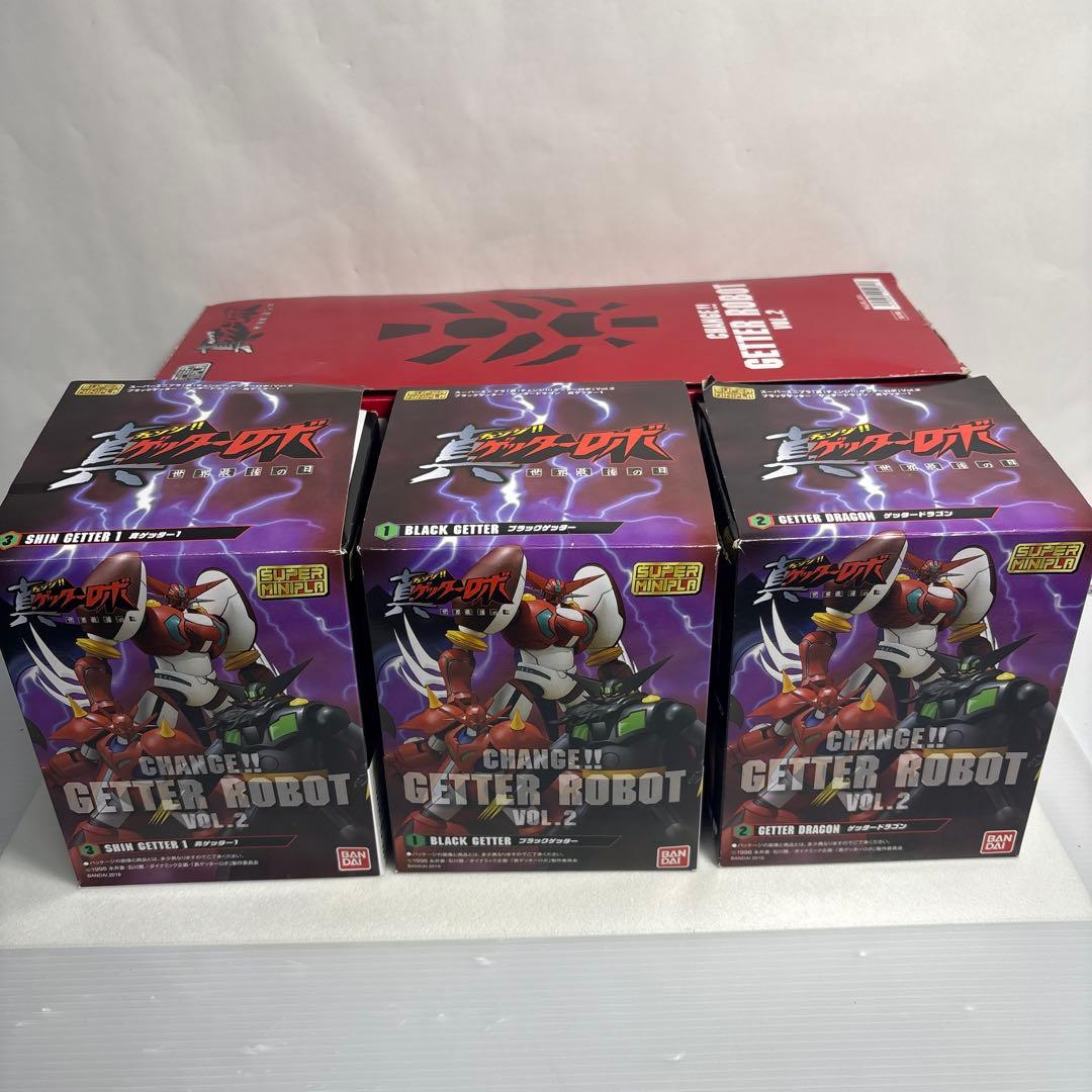 箱*様 未組立スーパーミニプラ 真（チェンジ!!）ゲッターロボ Vol.2 ３つ