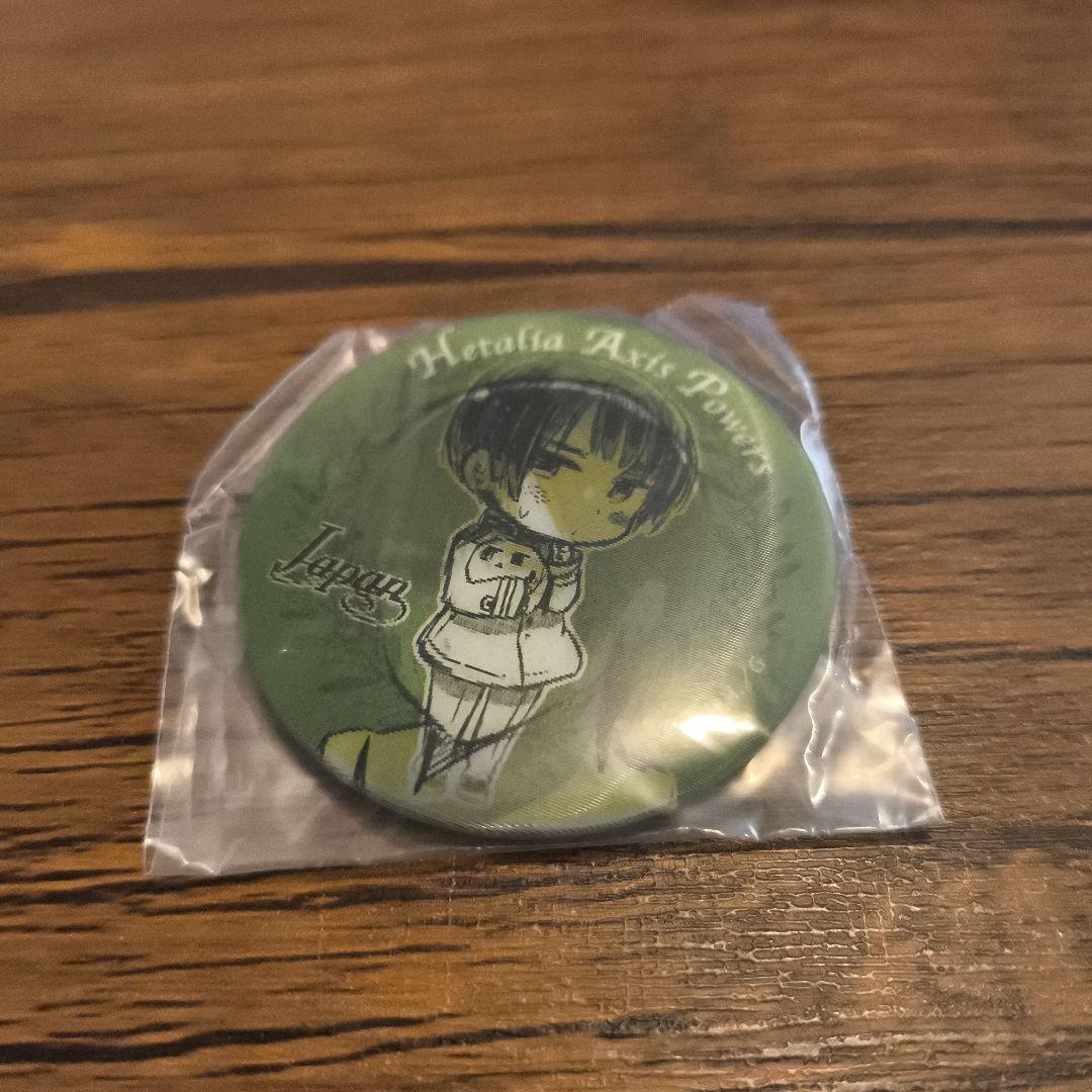ヘタリア　チェンジング缶バッジ　日本　愉快な仲間たちだよっ！